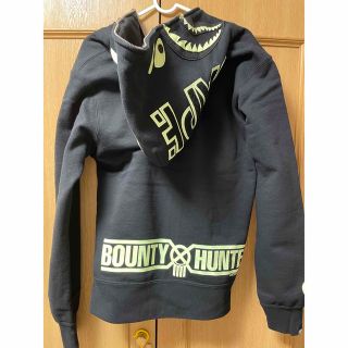 アベイシングエイプ(A BATHING APE)のAPE×BOUNTY HUNTERシャークパーカー(パーカー)