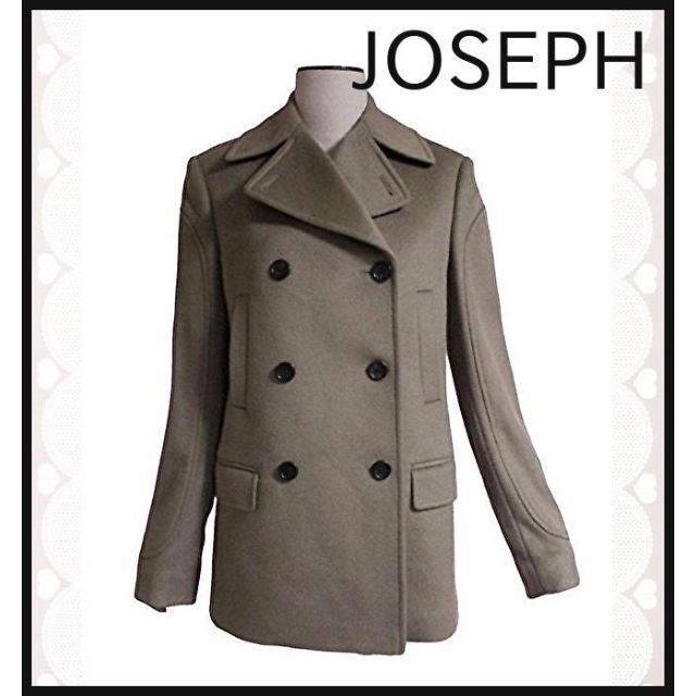 JOSEPH - 【ジョゼフ/JOSEPH】Pコート 上質 36 レディース カーキ