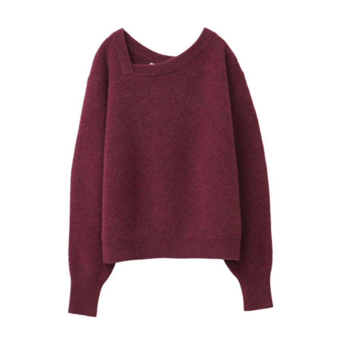 enfoldCLANE☆DEFORM BOAT NECK YAK KNIT TOPSサイズ1