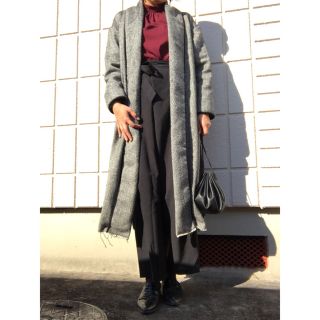 ★新品 TODAYFUL 2018SS ヘリンボーンリネンガウン トゥデイフル