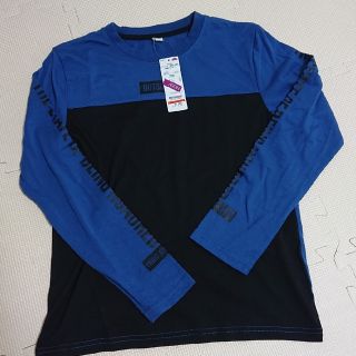 イオン(AEON)の未使用 イオン 長袖ロンＴ 150 青×黒(Tシャツ/カットソー)