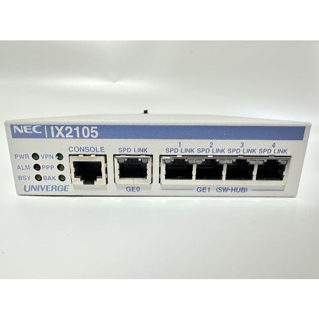 NECルーター UNIVERGE IX2105 最新ファームウェア中古 VPN