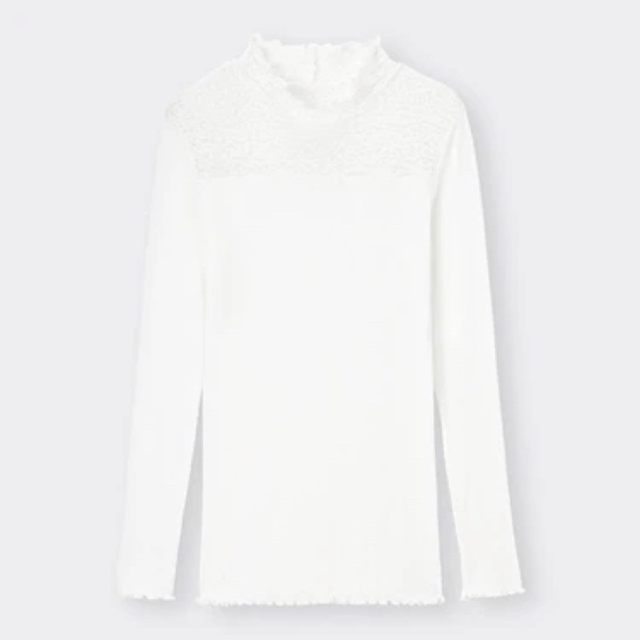 GU(ジーユー)のスタイルヒートリブレースハイネックT(長袖) レディースのトップス(Tシャツ(長袖/七分))の商品写真