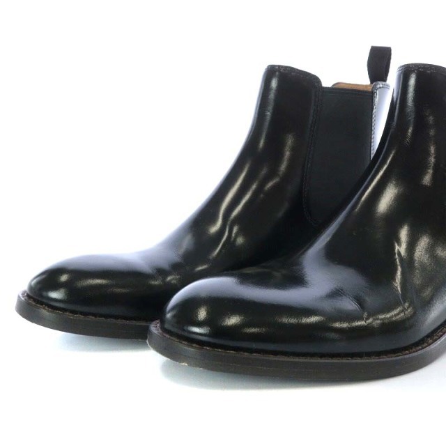 MARC JACOBS(マークジェイコブス)のマークジェイコブス サイドゴアブーツ ショート フラット レザー 37 黒 レディースの靴/シューズ(ブーツ)の商品写真