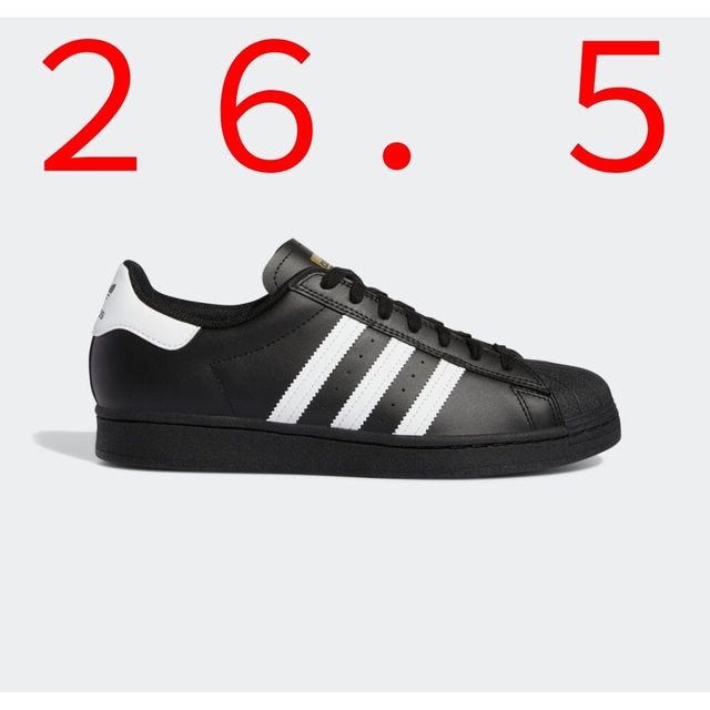 adidas skateboarding スーパースター　白　26.5 adv