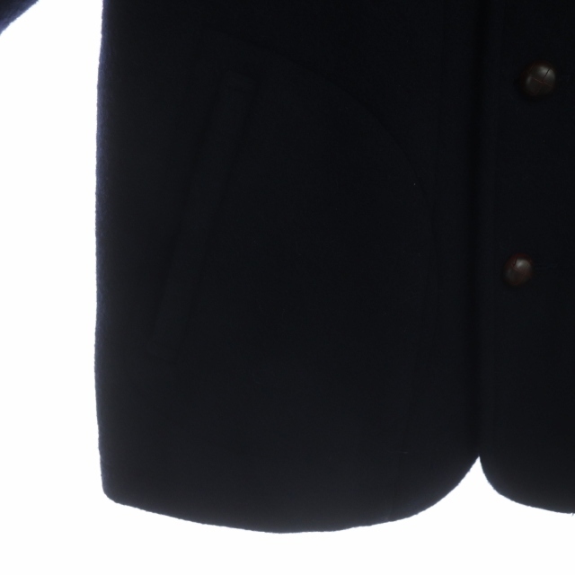 DANTON(ダントン)のダントン ウールモッサ ジャケット ラウンドカラー 40 濃紺 ネイビー /DF レディースのジャケット/アウター(その他)の商品写真