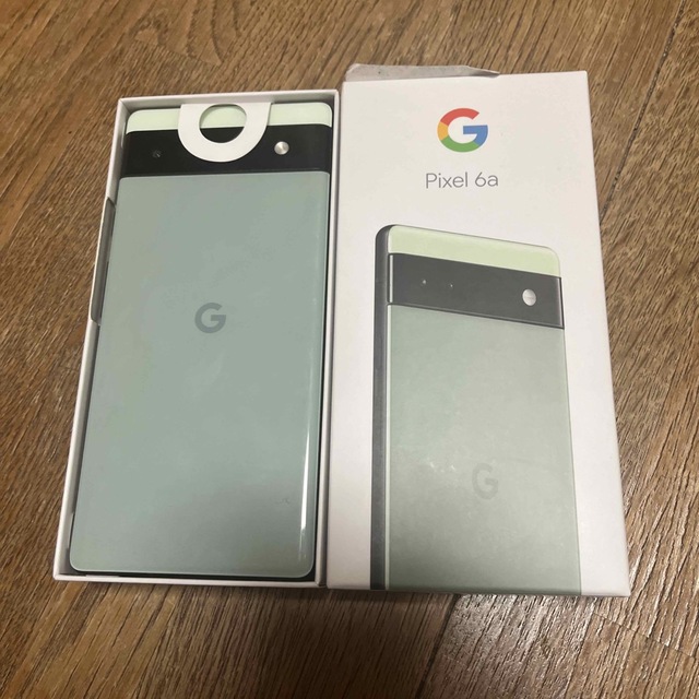 Googlepixel6a グリーン au SIMフリー スマホ/家電/カメラのスマートフォン/携帯電話(スマートフォン本体)の商品写真