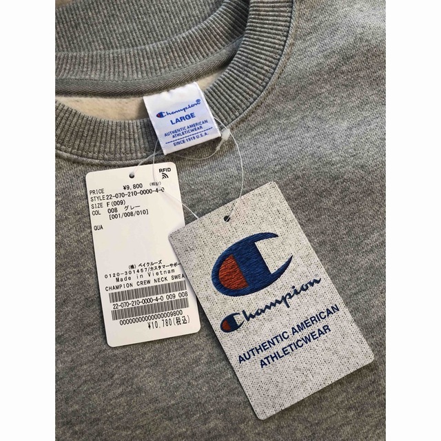 Spick & Span(スピックアンドスパン)の★新品タグ付★【CHAMPION】CREW NECK SWEAT SHIRT メンズのトップス(スウェット)の商品写真