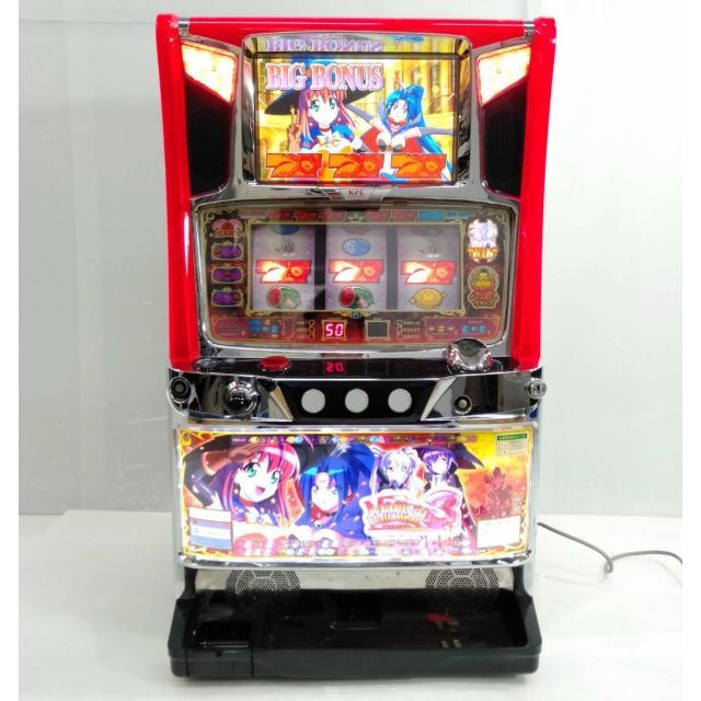 【良品】パチスロ マジカルハロウィン3 コイン不要機セット