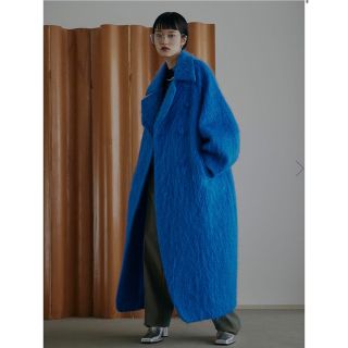 アメリヴィンテージ(Ameri VINTAGE)のameri DEFORMATION COLLAR SHAGGY COAT 新品(ロングコート)