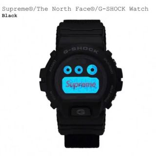 シュプリーム(Supreme)のSupreme The North Face G-SHOCK Watch 黒(腕時計(デジタル))