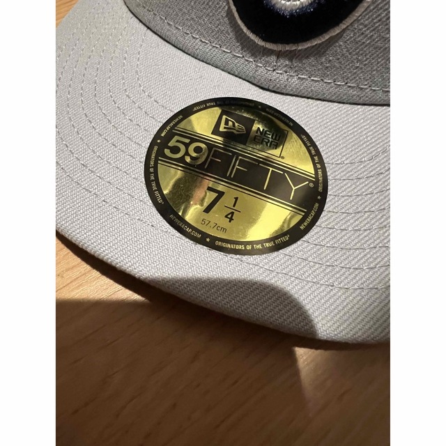 supreme s logo 2022 グレー　7 1/4 newera 2