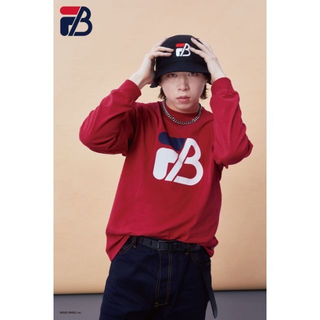 FILA(フィラ)の新品送料無料FILA×BE:FIRSTコラボ【SOTA 着用モデル】バケハ クロ レディースの帽子(ハット)の商品写真