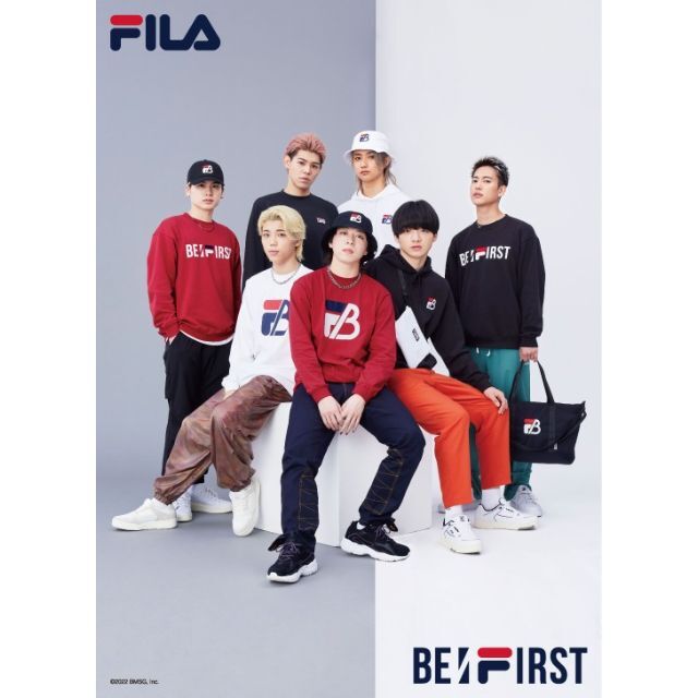 FILA(フィラ)の新品送料無料FILA×BE:FIRSTコラボ【SOTA 着用モデル】バケハ クロ レディースの帽子(ハット)の商品写真