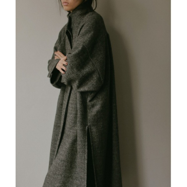 暖色系 casafline 22aw ハイネックポンチョコート - 通販 - www