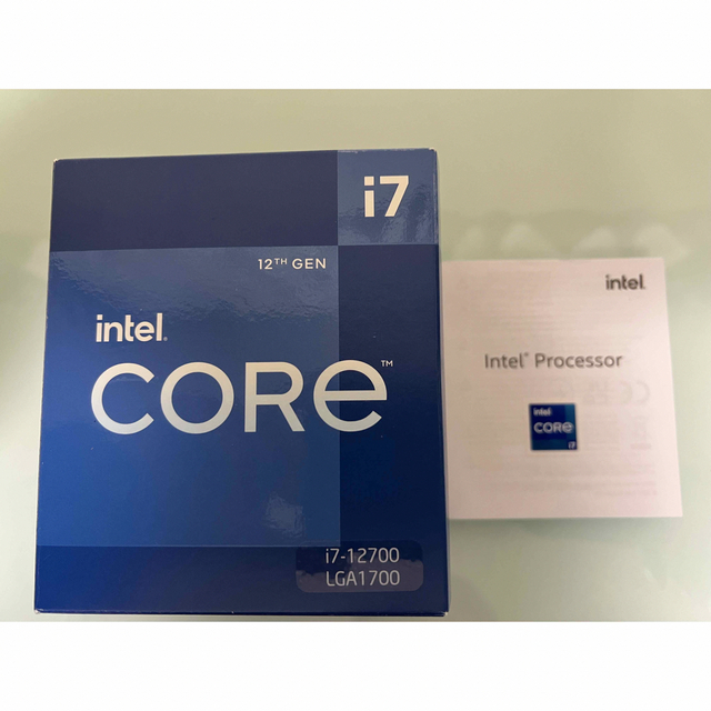 インテルCPU種類Intel Core i7 12700