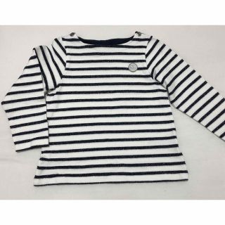 プチバトー(PETIT BATEAU)のケイ様専用　プチバトー　長袖カットソー　ラメボーダー　5ans 110㎝　未試着(Tシャツ/カットソー)