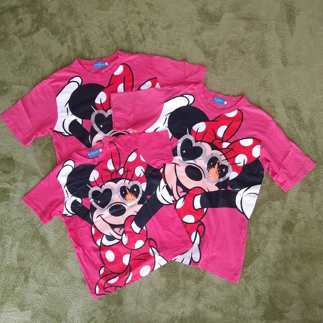 Disney ディズニーtシャツ 親子ペア お揃いコーデ ミニー 3枚セットの通販 By Ir0127 ディズニーならラクマ