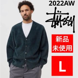 STUSSY - 【完売商品】Stussy Shaggy Cardigan サイズLの通販｜ラクマ