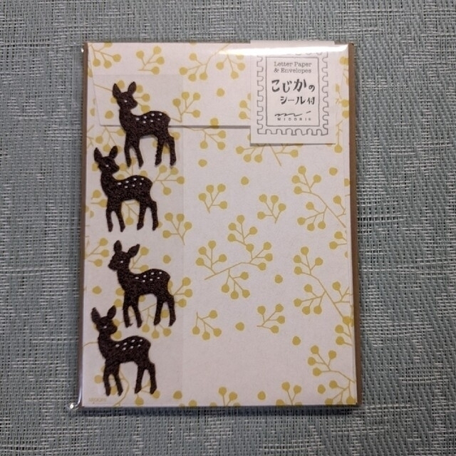 新品未開封/midori/シール付きレターセットシマエナガ柄他、合計3点/送料込