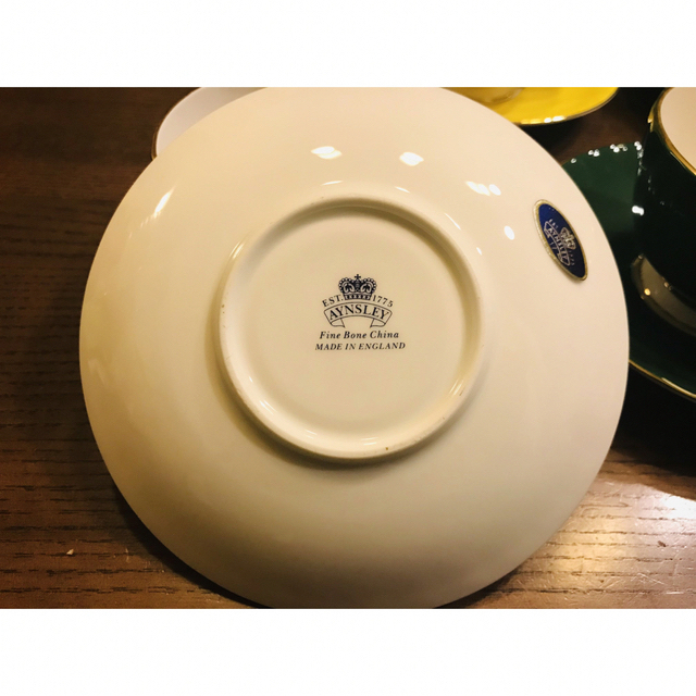 Aynsley China(エインズレイ)の【未使用】Aynsley(エインズレイ) ティーカップ＆ソーサー インテリア/住まい/日用品のキッチン/食器(グラス/カップ)の商品写真