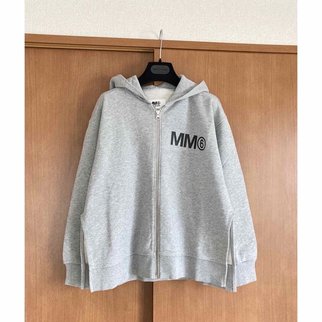 レア! 新品☆ mm6 メゾン マルジェラ ロゴプリント パーカー 12y