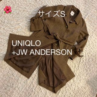 ユニクロ(UNIQLO)のA様専用　UNIQLO+J.W.ANDERSON ヘリンボーンツイードコート(ロングコート)