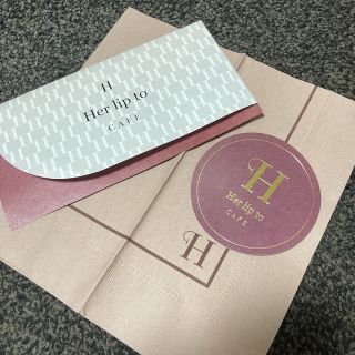 ハーリップトゥ(Her lip to)のハーリップトゥ Her lip to CAFE コースター 小嶋陽菜 W大阪(ノベルティグッズ)