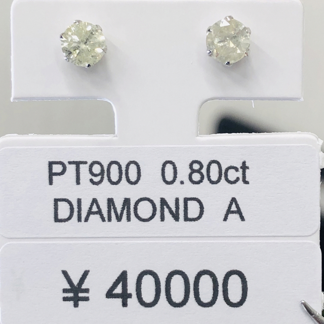 DE-23691 K18YG ピアス ダイヤモンド
