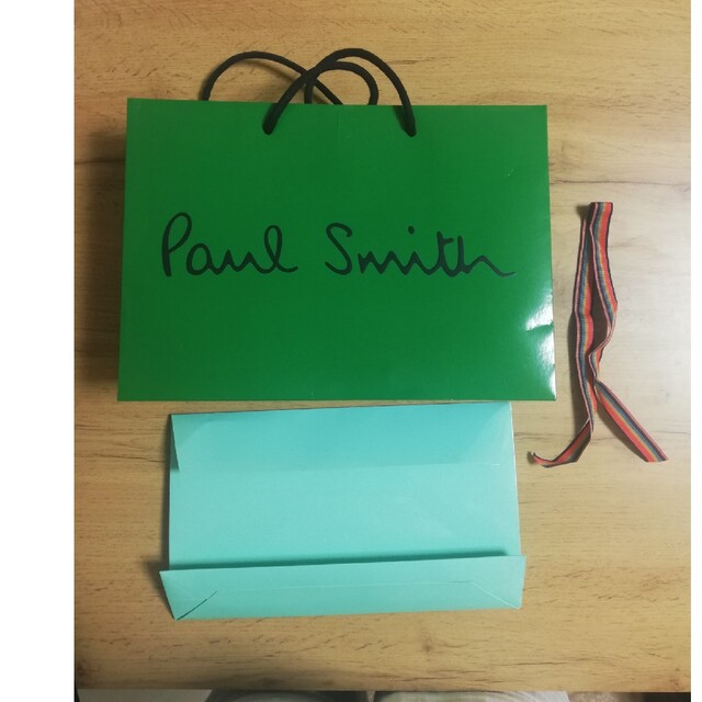 Paul Smith(ポールスミス)のポールスミス　ショッパー　青・緑 レディースのバッグ(ショップ袋)の商品写真