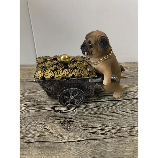 犬型 イヌ サングラス　パグ飾り パグ雑貨 置物 PUG 1