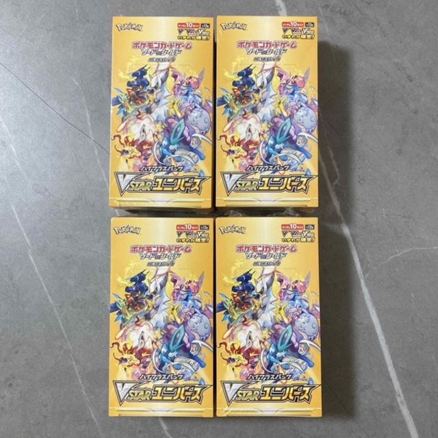 ポケモンカード　ブイスターユニバース　4BOX シュリンク付未開封品