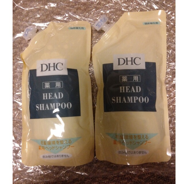 DHC(ディーエイチシー)のDHC 薬用ヘッドシャンプー 詰め替え用2個 コスメ/美容のヘアケア/スタイリング(シャンプー)の商品写真