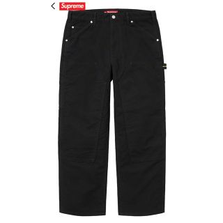 シュプリーム(Supreme)のMoleskin Double Knee Painter Pant black(ペインターパンツ)