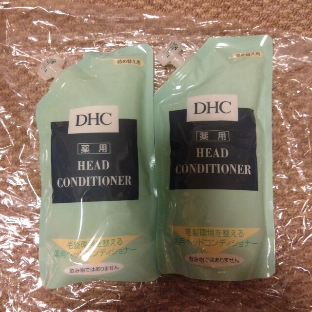 DHC(ディーエイチシー)のDHC 薬用ヘッドコンディショナー詰め替え用2個 コスメ/美容のヘアケア/スタイリング(シャンプー/コンディショナーセット)の商品写真