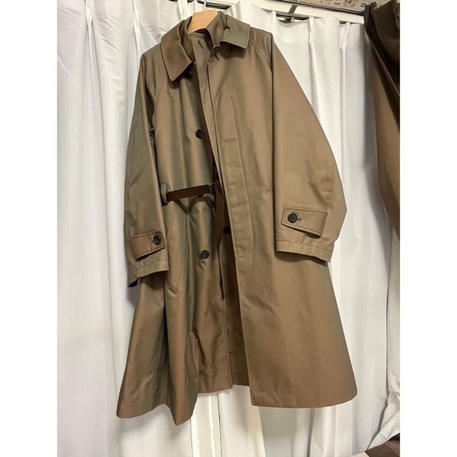 最新作 kolor コート 20ss レイヤード カラー トレンチコート