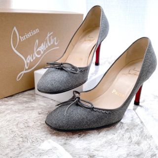 クリスチャンルブタン(Christian Louboutin)のルブタン elodie パンプス　フラットシューズ　ピンヒール　極美品(ハイヒール/パンプス)