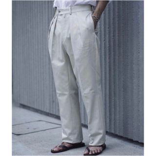 NEAT Cotton Satin Standard Ivory 21AW(スラックス)