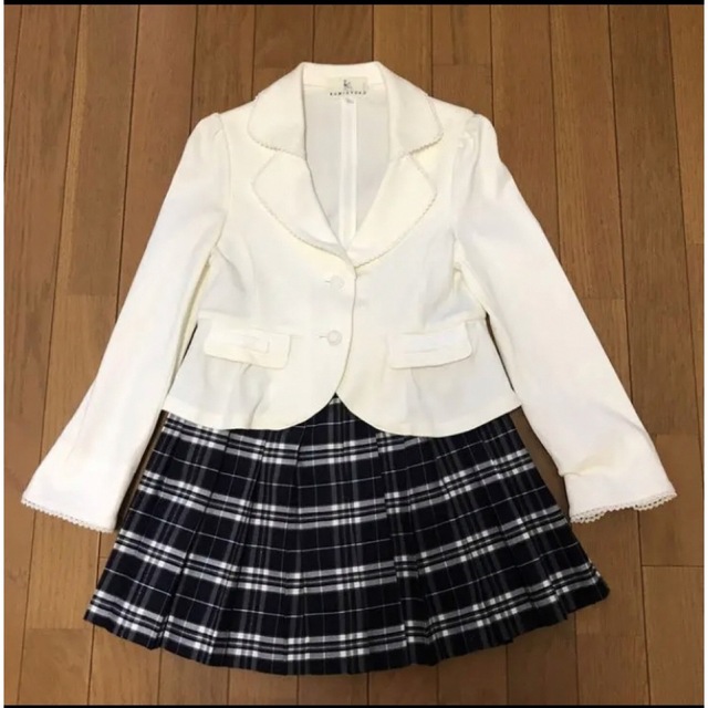 組曲クミキョク/ブレザー/スーツ/チェックスカート キッズ服(女の子用