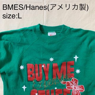 ヘインズ(Hanes)のBMES/Hanesビンテージスウェットシャツ(アメリカ製)(スウェット)