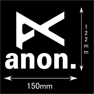 バートン(BURTON)のanon アノン ステッカー カッティングシート(その他)