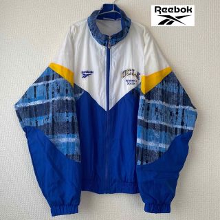 【US】90's リーボック スタークレストタグ ナイロンジャケット