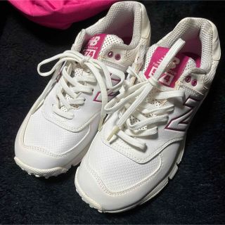 ニューバランス(New Balance)のWG574 ゴルフシューズ レディス(シューズ)