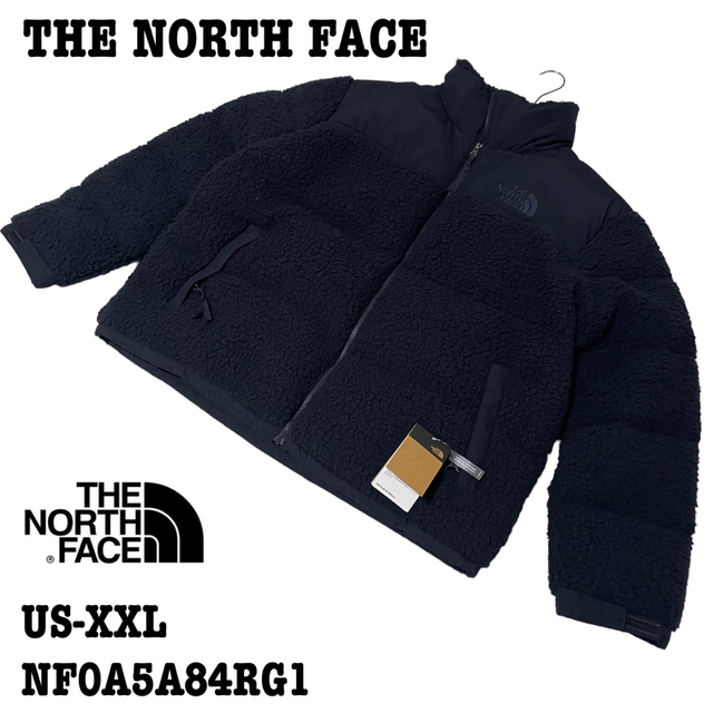 返品送料無料】 - FACE NORTH THE 【新品】US-XXL ネイビー シェルパ