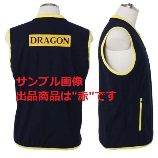 Dance With Dragon - 新品☆ダンスウィズドラゴン☆L 赤 黒 ベスト