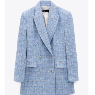 ZARA(ノーカラージャケット ・ ブラック/黒色系)のフリマ ZARA(ノーカラージャケット ・ ブラック/黒色系)のフリマ