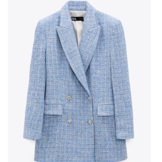 ZARA ツイードジャケット【新品未使用】Mサイズ レディース 春秋冬