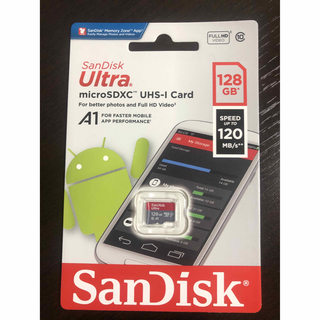 サンディスク(SanDisk)のSanDisk microSD 128GB マイクロSD 120M/秒(その他)