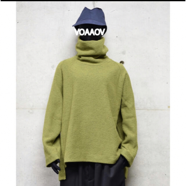 VOAAOV (ヴォアーブ) high necked pullover knit