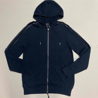 アルマーニエクスチェンジ(ARMANI EXCHANGE)の【みっちゃん様専用　アルマーニ エクスチェンジ】ロゴ入りニットパーカー(パーカー)